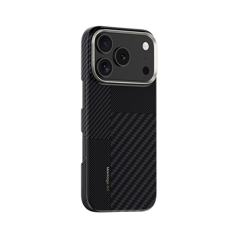 Apple iPhone 17 Pro Max Case Carbon Fiber Benks Montage ArmorAir Kevlar Cover with M-safe Charging Feature - 5