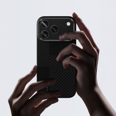 Apple iPhone 17 Pro Max Case Carbon Fiber Benks Montage ArmorAir Kevlar Cover with M-safe Charging Feature - 7