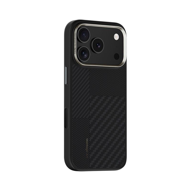 Apple iPhone 17 Pro Max Case Carbon Fiber Benks Montage Hybrid ArmorPro Kevlar Cover with M-safe Charging Feature - 5