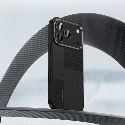 Apple iPhone 17 Pro Max Case Carbon Fiber Benks Montage Hybrid ArmorPro Kevlar Cover with M-safe Charging Feature - 8