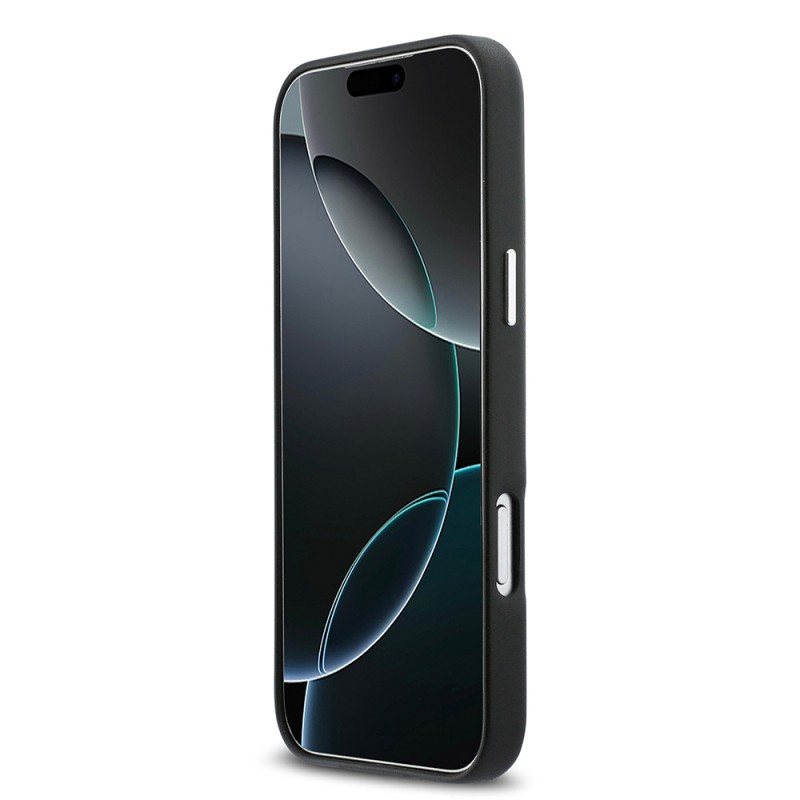 Apple iPhone 17 Pro Max Case DKNY Original Licensed M-safe Charging Feature PU Large Vertical Logo Cover - 8