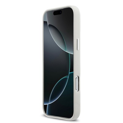 Apple iPhone 17 Pro Max Case DKNY Original Licensed M-safe Charging Feature PU Large Vertical Logo Cover - 15