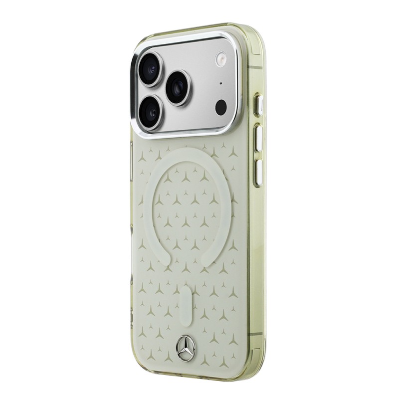 Apple iPhone 17 Pro Max Case – Genuine Licensed Mercedes-Benz – Dual-Layer Star Pattern Design – M-Safe Charging Compatible - 2