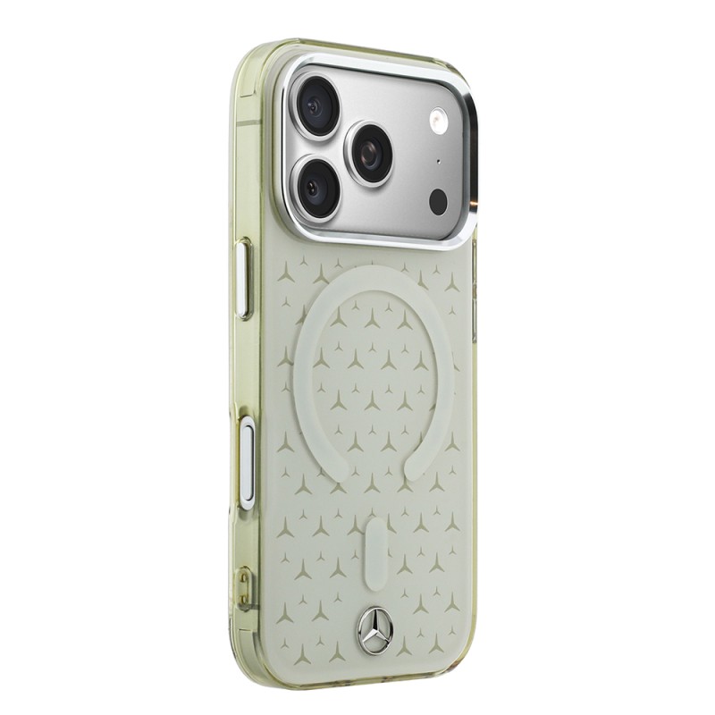Apple iPhone 17 Pro Max Case – Genuine Licensed Mercedes-Benz – Dual-Layer Star Pattern Design – M-Safe Charging Compatible - 4