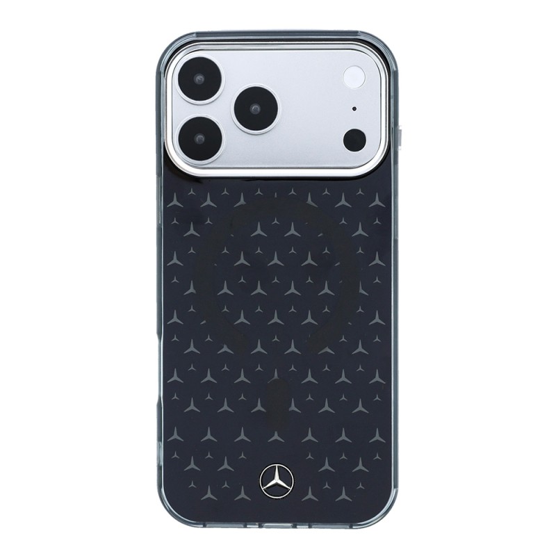 Apple iPhone 17 Pro Max Case – Genuine Licensed Mercedes-Benz – Dual-Layer Star Pattern Design – M-Safe Charging Compatible - 11