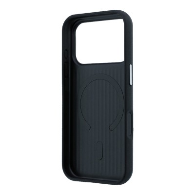 Apple iPhone 17 Pro Max Case – Genuine Licensed Mercedes-Benz – Striped Leather Cover with Metal Star Logo and MagSafe Charging Support - 7