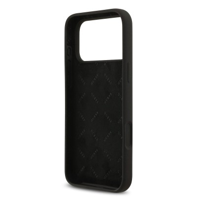 Apple iPhone 17 Pro Max Case Guess Original Licensed Grained Text Logo Cover - 29
