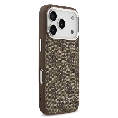 Apple iPhone 17 Pro Max Case Guess Original Licensed M-safe Charging Feature 4G Classic Text Logo Cover - 6