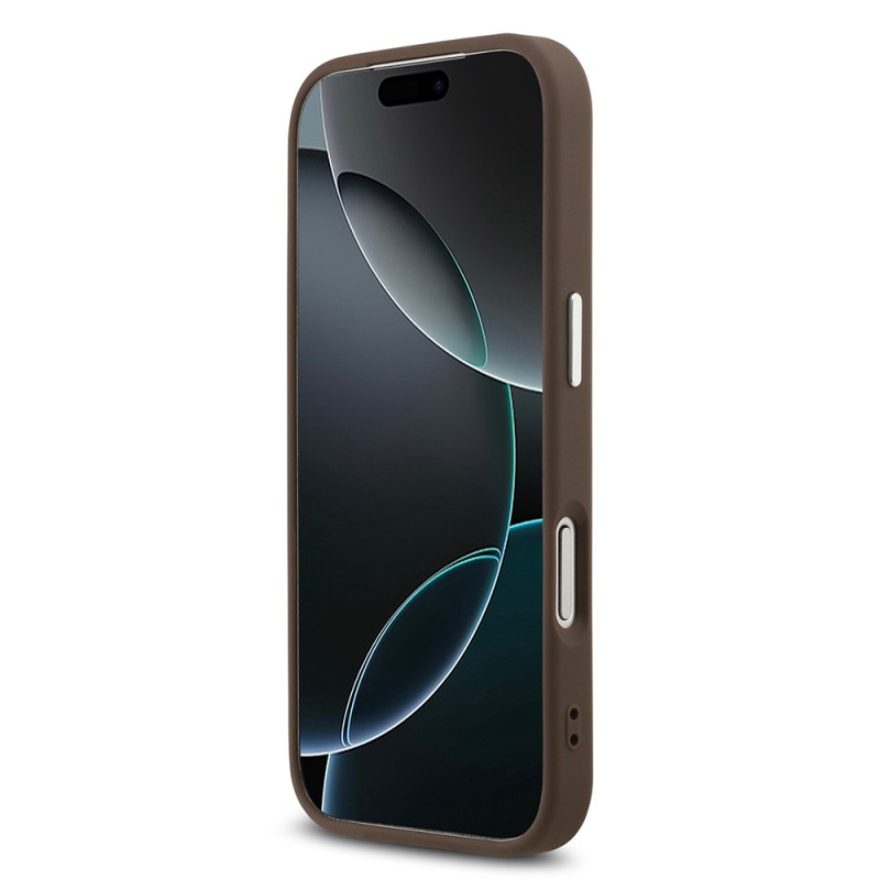 Apple iPhone 17 Pro Max Case Guess Original Licensed M-safe Charging Feature 4G Classic Text Logo Cover - 7