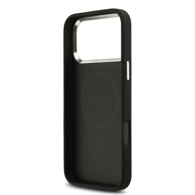 Apple iPhone 17 Pro Max Case Guess Original Licensed M-safe Charging Feature 4G Classic Text Logo Cover - 15
