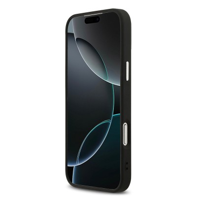 Apple iPhone 17 Pro Max Case Guess Original Licensed M-safe Charging Feature Classic Script Logo PU Leather Cover - 13