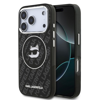 Apple iPhone 17 Pro Max Case Karl Lagerfeld Original Licensed IML Printed Choupette Heads Cover - 1