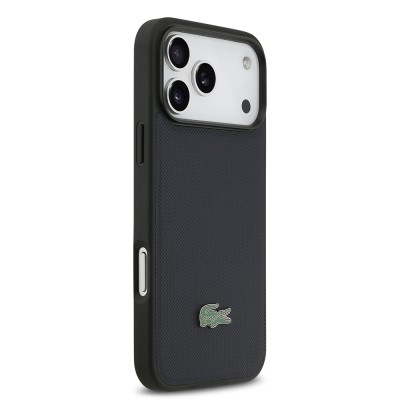 Apple iPhone 17 Pro Max Case, Lacoste Original Licensed, M-safe Charging Enabled, PU Piqué Patterned Cover with Metal Logo. - 4