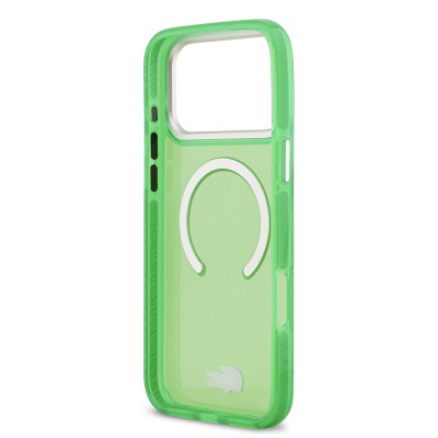 Apple iPhone 17 Pro Max Case Lacoste Original Licensed M-Safe Charging Feature Iconic Crocodile Logo Frosted Cover - 22