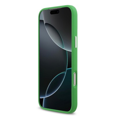 Apple iPhone 17 Pro Max Case Lacoste Original Licensed M-Safe Charging Feature Iconic Logo Metal Camera Frame Silicone Cover - 23