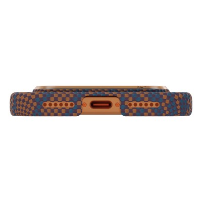 Apple iPhone 17 Pro Max Case M-safe Charging Enabled Aramid Fiber Pitaka Breath of Veins Series Cover - 8