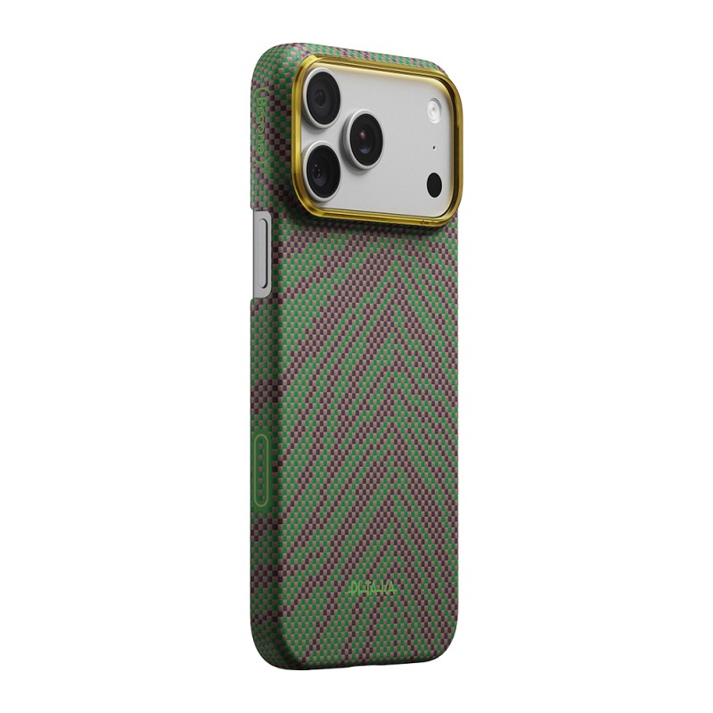 Apple iPhone 17 Pro Max Case M-safe Charging Enabled Aramid Fiber Pitaka Breath of Veins Series Cover - 5
