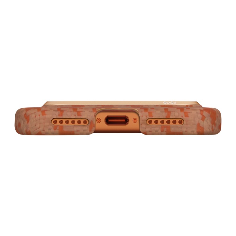 Apple iPhone 17 Pro Max Case M-safe Charging Enabled Aramid Fiber Pitaka Edge Series Happiness Rides Cover - 7