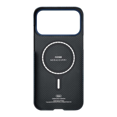 Apple iPhone 17 Pro Max Case M-safe Charging Enabled Aramid Fiber Pitaka Internazionale Milano Series Cover - 3