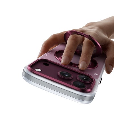 Apple iPhone 17 Pro Max Case M-safe Charging Enabled Hard PC Stand by Wlons Arvox Cover - 12