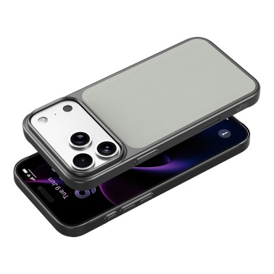 Apple iPhone 17 Pro Max Case M-Safe Charging Enabled PU Zore Paris Trexo Hard PC Cover - 31