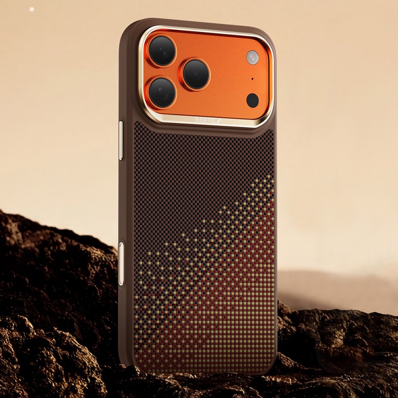 Apple iPhone 17 Pro Max Case M-safe Charging Enabled Raptic Aramid Dual Serenity Series Cover - 16