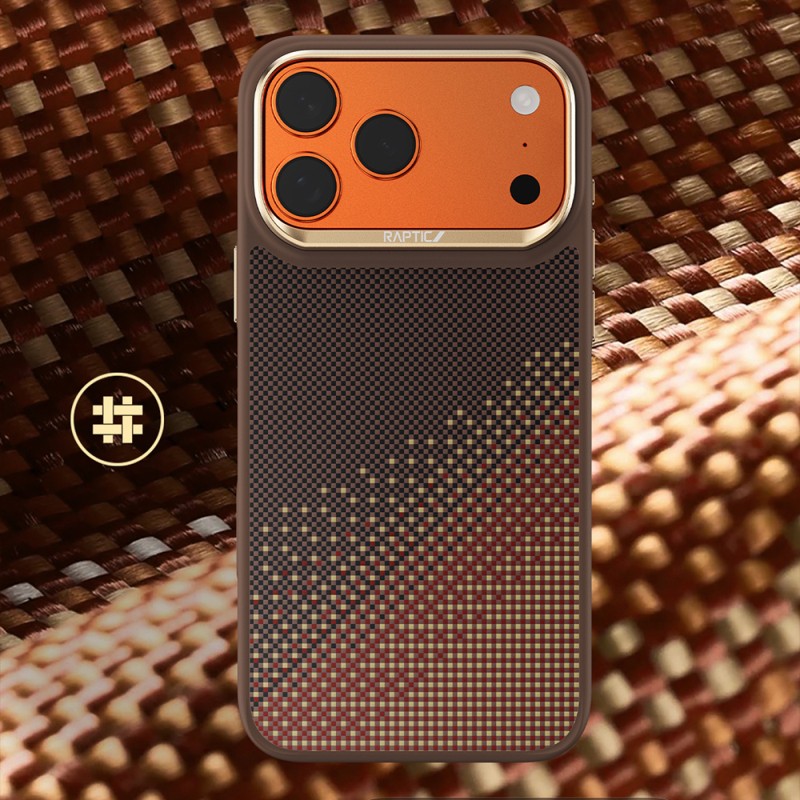 Apple iPhone 17 Pro Max Case M-safe Charging Enabled Raptic Aramid Dual Serenity Series Cover - 10