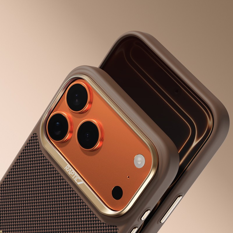 Apple iPhone 17 Pro Max Case M-safe Charging Enabled Raptic Aramid Dual Serenity Series Cover - 11