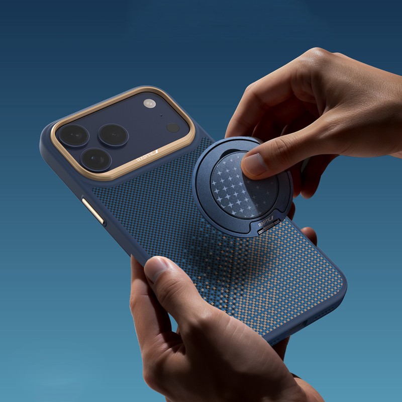 Apple iPhone 17 Pro Max Case M-safe Charging Enabled Raptic Aramid Dual Serenity Series Cover - 7