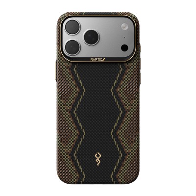 Apple iPhone 17 Pro Max Case M-safe Charging Enabled Raptic Aramid Skin Scepter Series Cover - 1