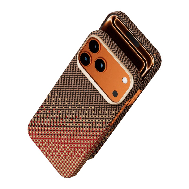 Apple iPhone 17 Pro Max Case M-safe Charging Enabled Raptic Aramid Skin Serenity Series Cover - 9