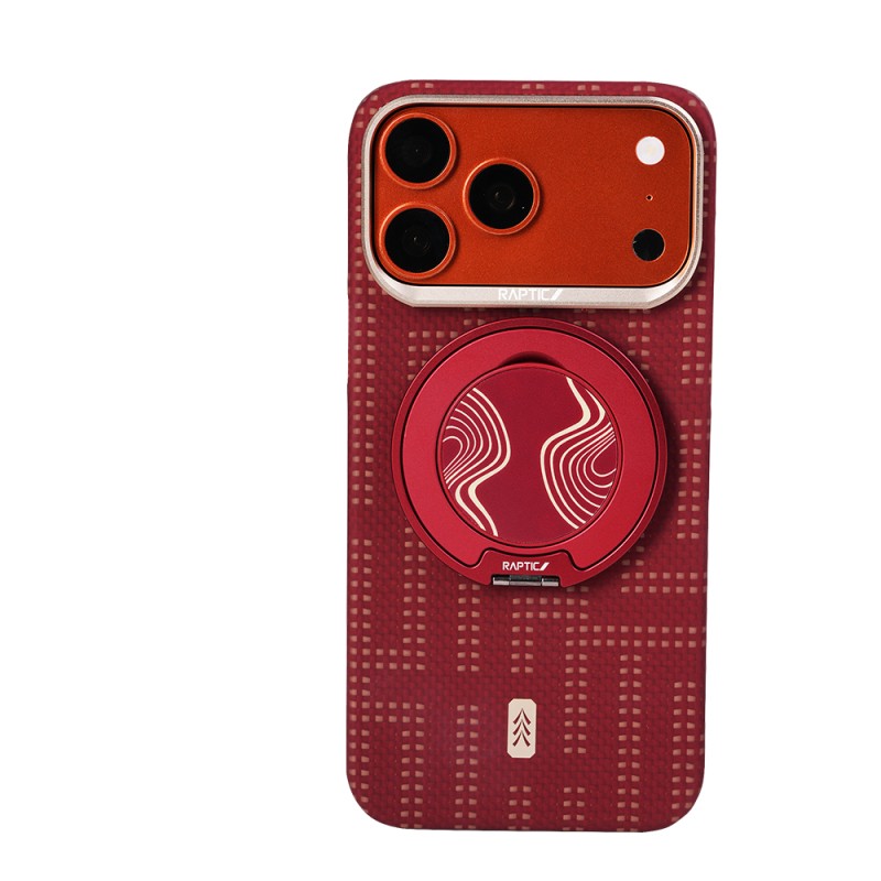 Apple iPhone 17 Pro Max Case M-safe Charging Enabled Raptic Aramid Skin Series Cover - 9