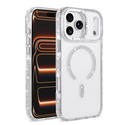 Apple iPhone 17 Pro Max Case M-safe Charging Enabled Zore Tera Silicone Cover - Zore