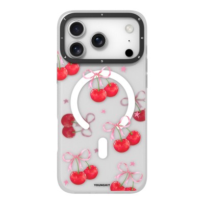 Apple iPhone 17 Pro Max Case M-Safe Charging Feature Airbag Dual Layer Youngkit Sweathart Series Cover - 3