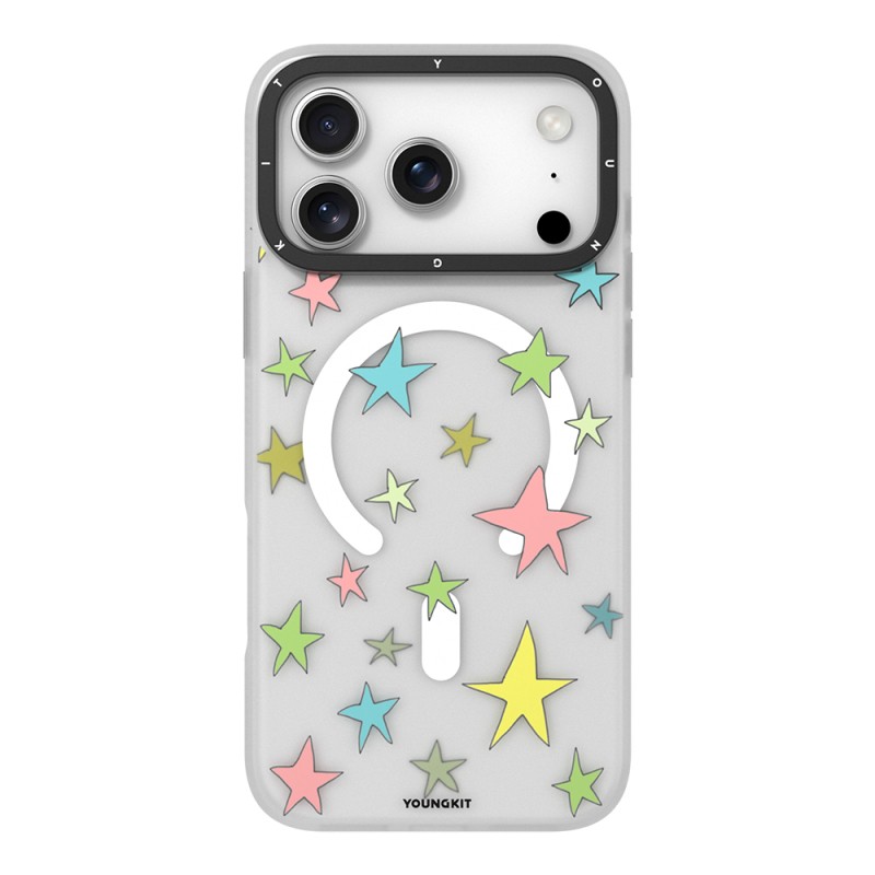 Apple iPhone 17 Pro Max Case M-Safe Charging Feature Airbag Dual Layer Youngkit Sweathart Series Cover - 1