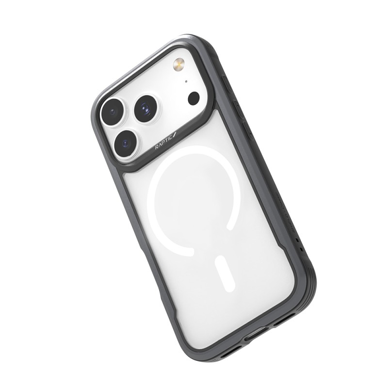 Apple iPhone 17 Pro Max Case M-Safe Charging Feature Airbag Raptic Shield Series Transparent Back Cover - 8