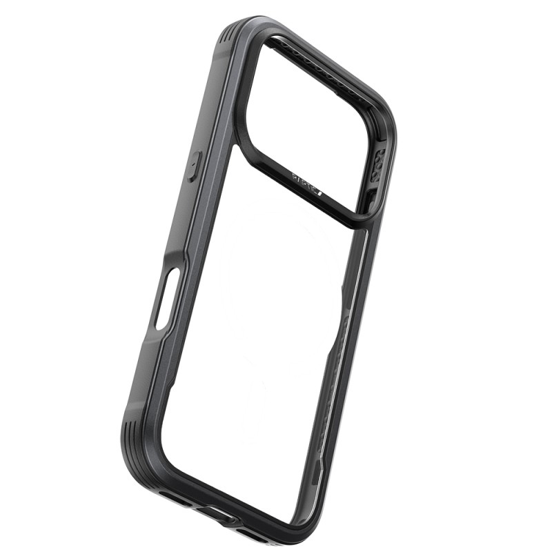 Apple iPhone 17 Pro Max Case M-Safe Charging Feature Airbag Raptic Shield Series Transparent Back Cover - 12