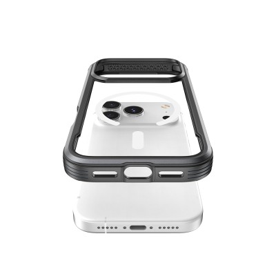 Apple iPhone 17 Pro Max Case M-Safe Charging Feature Airbag Raptic Shield Series Transparent Back Cover - 14