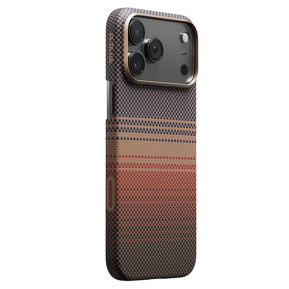 Apple iPhone 17 Pro Max Kılıf M-safe Şarj Özellikli Aramid Karbon