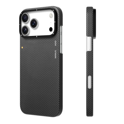 Apple iPhone 17 Pro Max Case M-safe Charging Feature Aramid Fiber Youngkit 1500D Extreme Wing Titanium-Gold Series Cover - 6