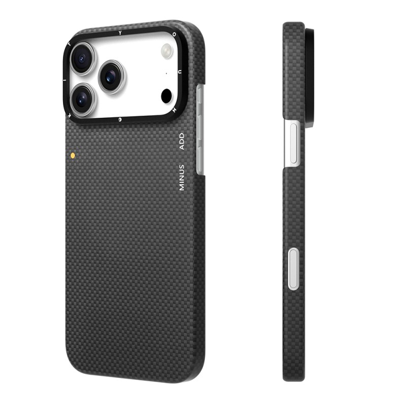Apple iPhone 17 Pro Max Case M-safe Charging Feature Aramid Fiber Youngkit 1500D Extreme Wing Titanium-Gold Series Cover - 6