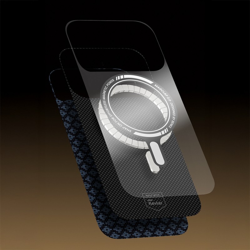 Apple iPhone 17 Pro Max Case M-Safe Charging Feature Benks ArmorAir ArmorGrid Series Kevlar Cover - 20