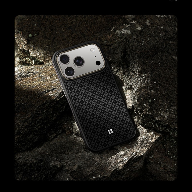 Apple iPhone 17 Pro Max Case M-Safe Charging Feature Benks ArmorPro ArmorGrid Series Kevlar Cover - 19