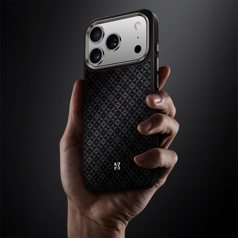 Apple iPhone 17 Pro Max Case M-Safe Charging Feature Benks ArmorPro ArmorGrid Series Kevlar Cover - 22