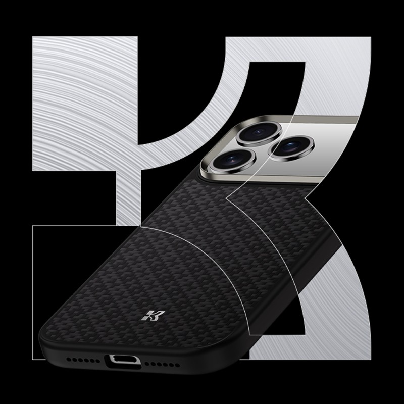 Apple iPhone 17 Pro Max Case M-Safe Charging Feature Benks ArmorPro ArmorGrid Series Kevlar Cover - 25