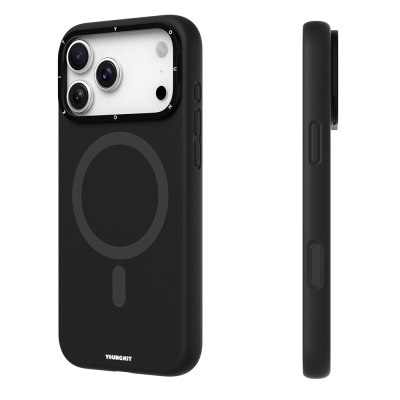 Apple iPhone 17 Pro Max Case M-Safe Charging Feature Camera Stand Youngkit Gel Cream Series Cover - 8