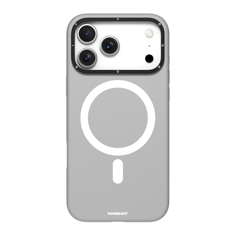 Apple iPhone 17 Pro Max Case M-Safe Charging Feature Camera Stand Youngkit Gel Cream Series Cover - 4