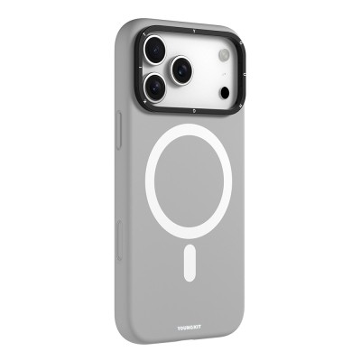 Apple iPhone 17 Pro Max Case M-Safe Charging Feature Camera Stand Youngkit Gel Cream Series Cover - 9