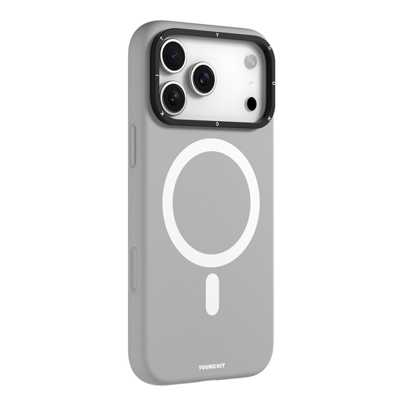 Apple iPhone 17 Pro Max Case M-Safe Charging Feature Camera Stand Youngkit Gel Cream Series Cover - 9