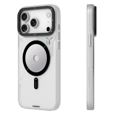 Apple iPhone 17 Pro Max Case M-safe Charging Feature Disc Pattern Youngkit Disc Battle Cover - 6